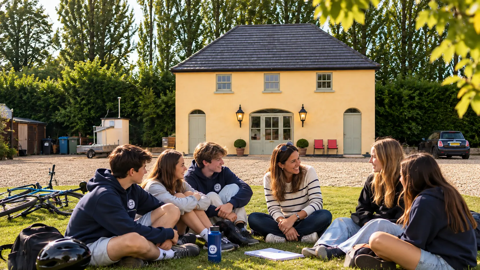 Students enjoying the C2 experience in Ireland