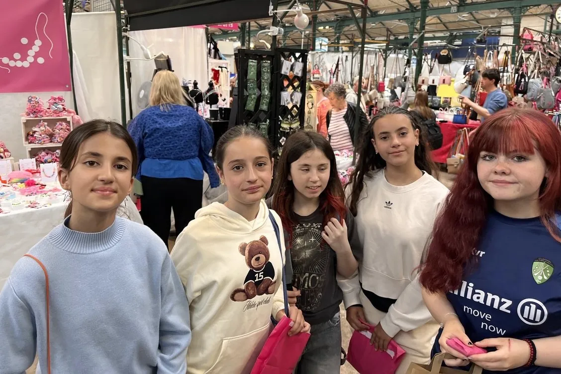 C2 students on a group excursion to Belfast