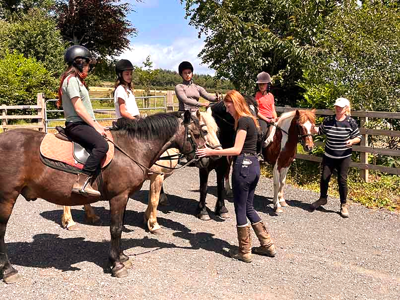 Teenagers enjoying an activity day in Ireland