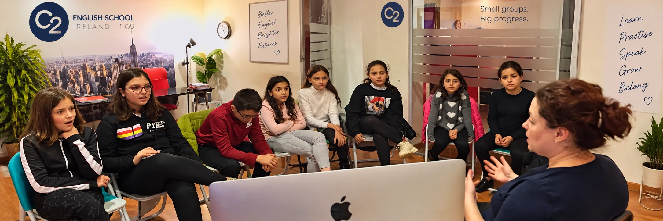 Learning together — C2 English School experience