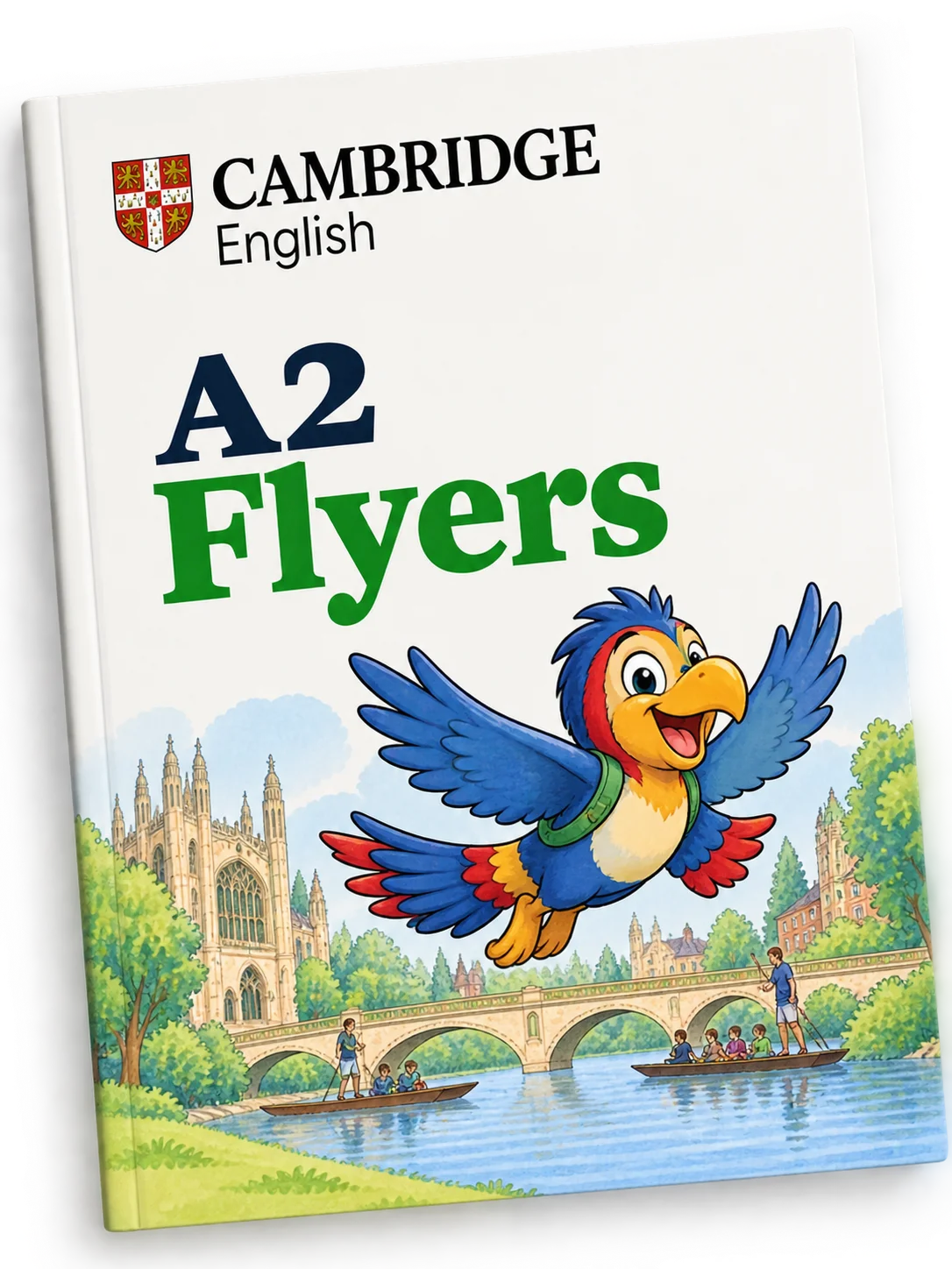 A2 Flyers examination booklet illustration